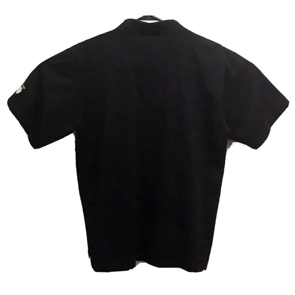 Peter Millar Golf Polo Short Sleeve Cotton Collar Black Ross Cup Shirt Mens L - Picture 6 of 9